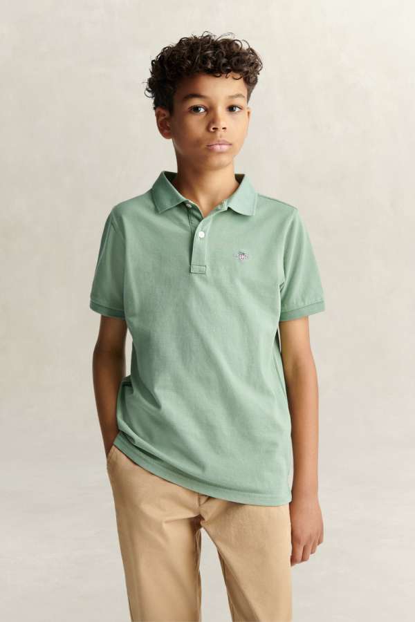 PÓLÓ GANT SHIELD PIQUE SS POLO SHIRT SURPLUS MINT