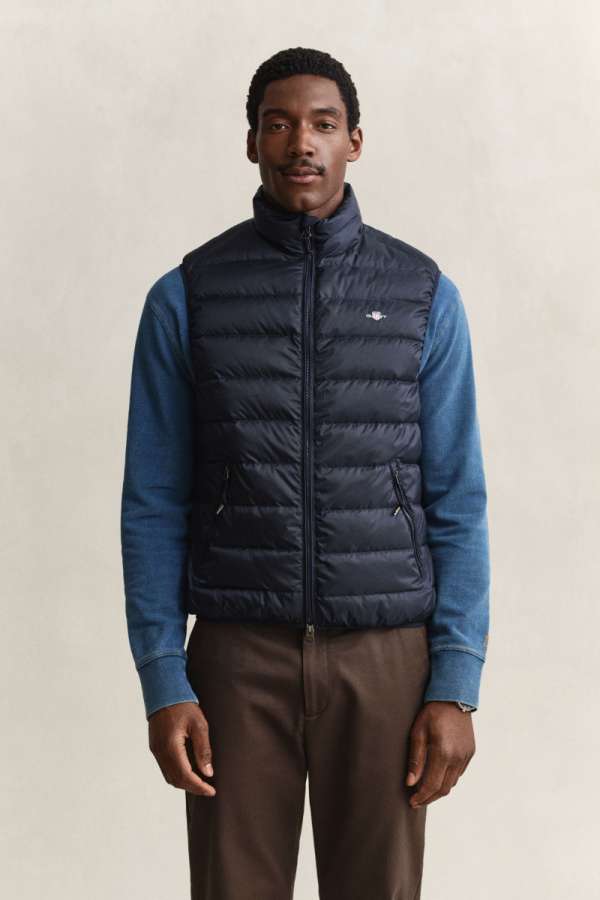 MELLÉNY GANT LIGHT DOWN VET EVENING BLUE