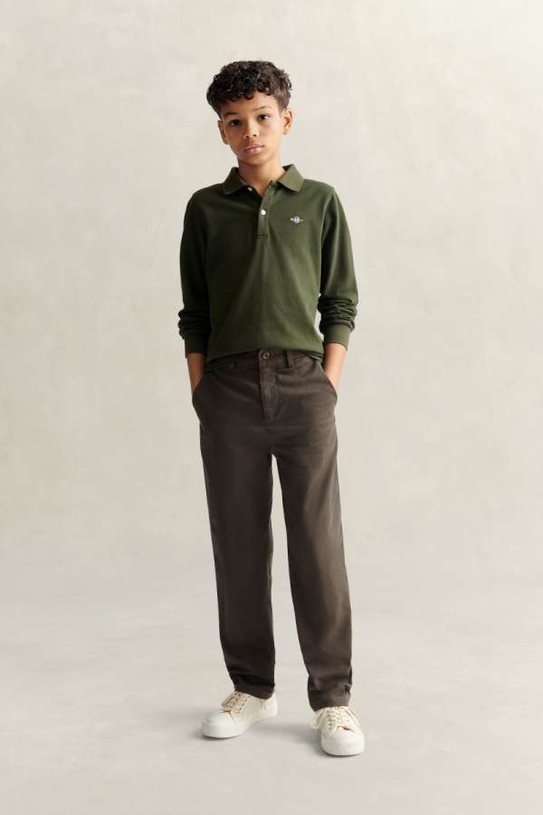 NADRÁG GANT CHINO SHADOW BROWN