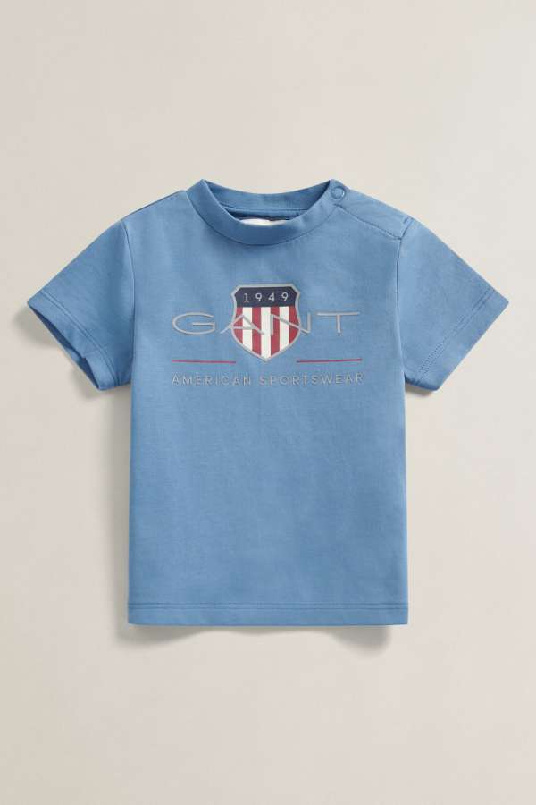 PÓLÓ GANT ARCHIVE SHIELD SS T-SHIRT SALTY SEA