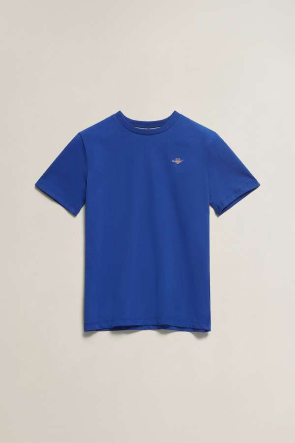PÓLÓ GANT SHIELD SS T-SHIRT CRISP BLUE