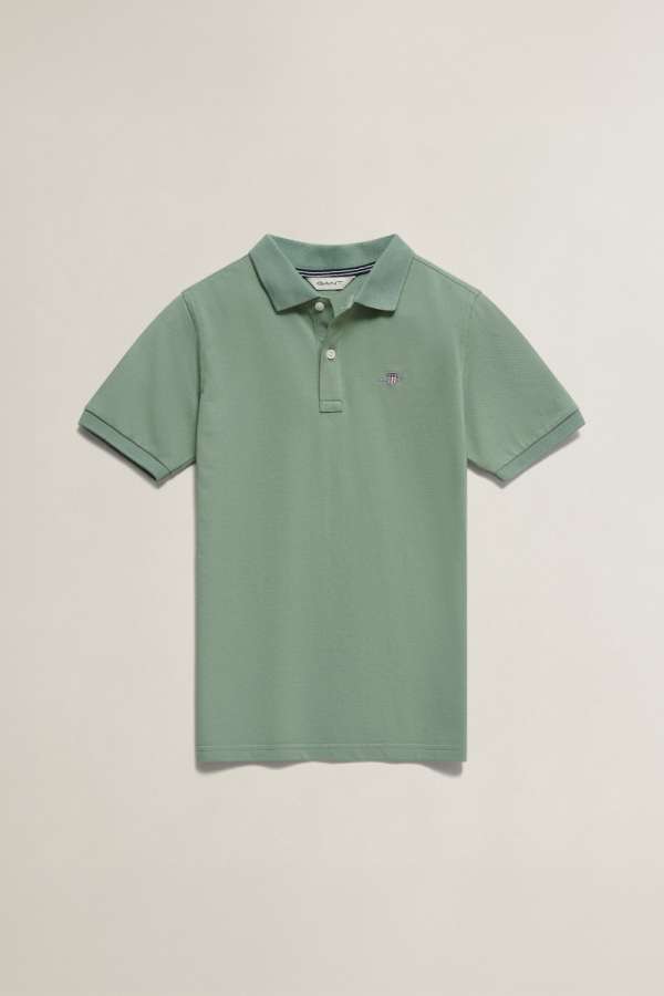 PÓLÓ GANT SHIELD PIQUE SS POLO SHIRT SURPLUS MINT