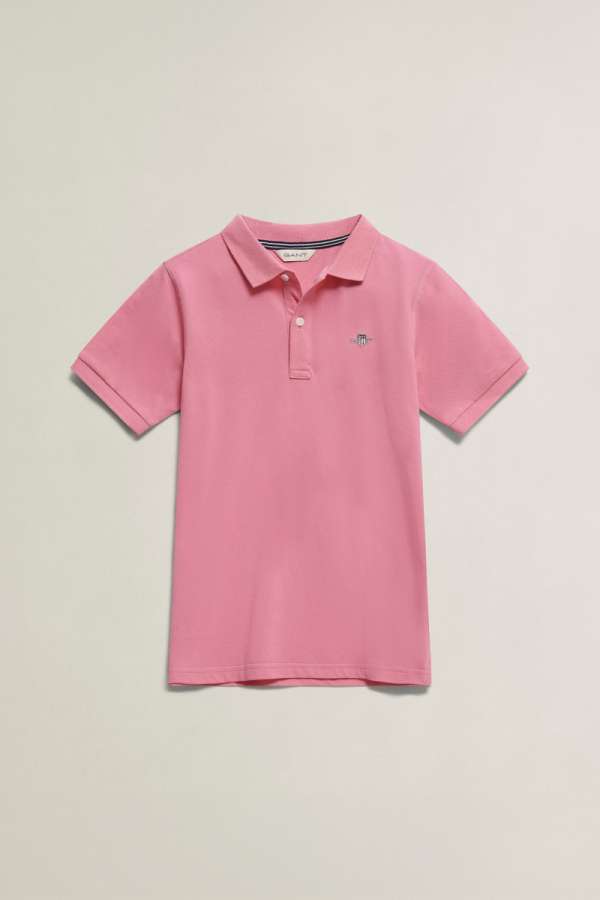 PÓLÓ GANT SHIELD PIQUE SS POLO SHIRT WILD PINK