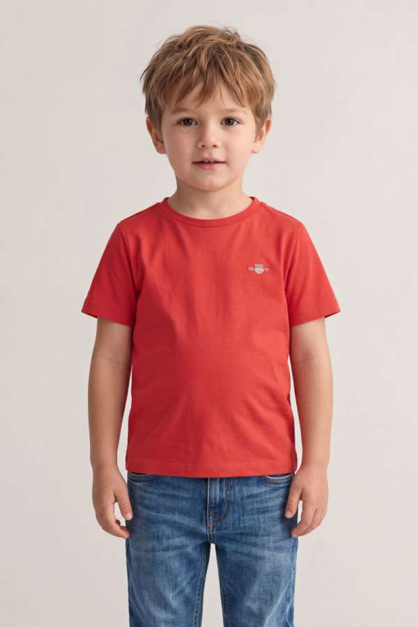 PÓLÓ GANT SHIELD SS T-SHIRT MAPLE FIRE