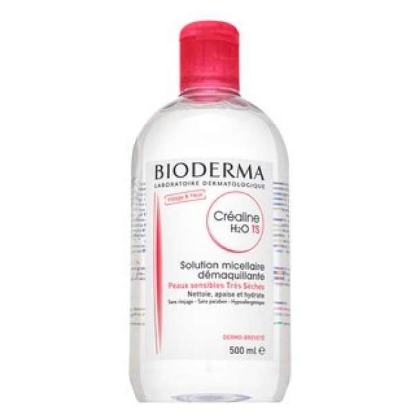 Bioderma Créaline TS H2O Solution Micellaire Cleanser micelláris sminklemosó érzékeny arcbőrre 500 ml