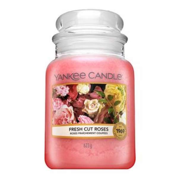 Yankee Candle Fresh Cut Roses illatos gyertya 623 g