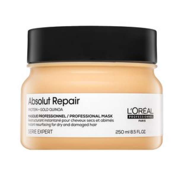 L´Oréal Professionnel Série Expert Absolut Repair Gold Quinoa + Protein Masque tápláló maszk nagyon sérült hajra 250 ml