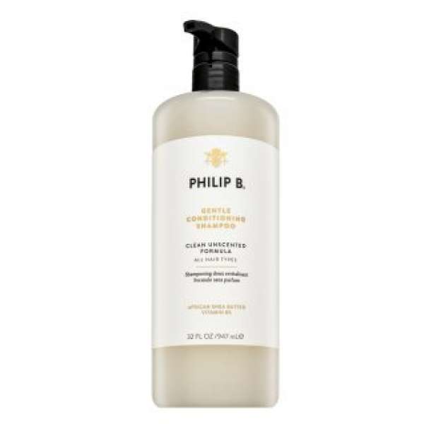 PHILIP B African Shea Butter Gentle Conditioning Shampoo tisztító sampon mindennapi használatra 947 ml