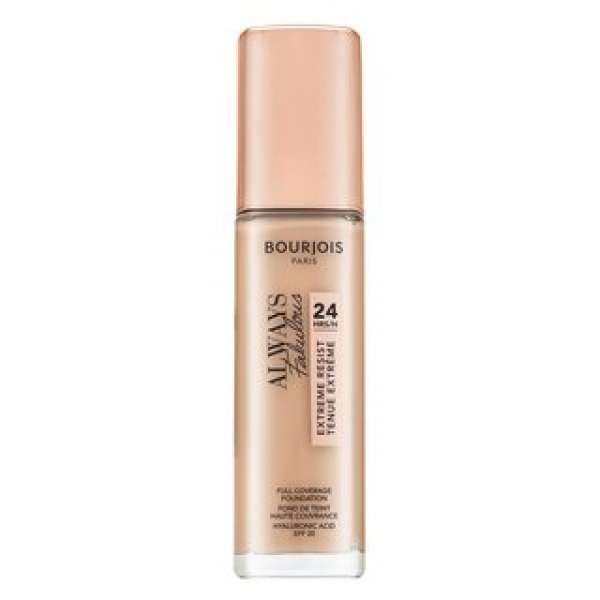 Bourjois Always Fabulous 24HRS Extreme Resist Foundation folyékony make-up tónusegyesítő 120 Light Ivory 30 ml