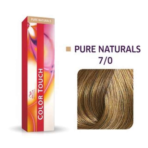 Wella Professionals Color Touch Pure Naturals professzionális demi-permanent hajszín többdimenziós hatással 7/0 60 ml