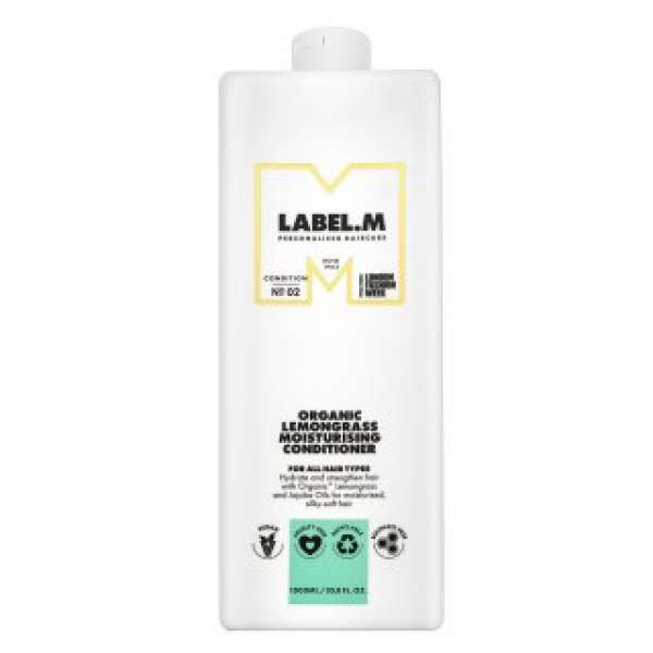 Label.M Organic Lemongrass Moisturising Conditioner kondicionáló haj hidratálására 1000 ml