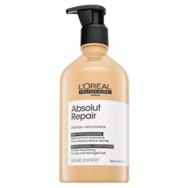 L´Oréal Professionnel Série Expert Absolut Repair Gold Quinoa + Protein Conditioner kondicionáló nagyon sérült hajra 500 ml