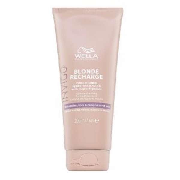 Wella Professionals Invigo Blonde Recharge Conditioner with Purple Pigments kondicionáló a sárga tónusok semlegesítésére 200 ml