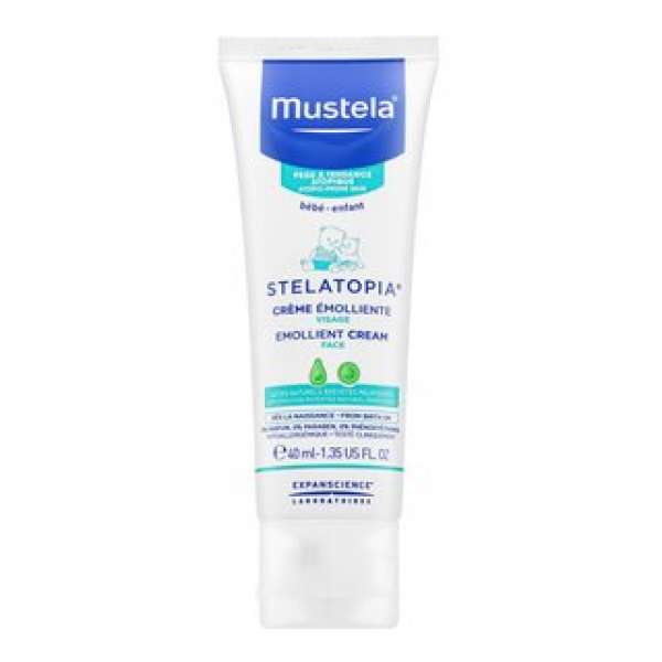 Mustela Bébé Stelatopia Emollient Cream arc krém száraz atópiás bőrre 40 ml