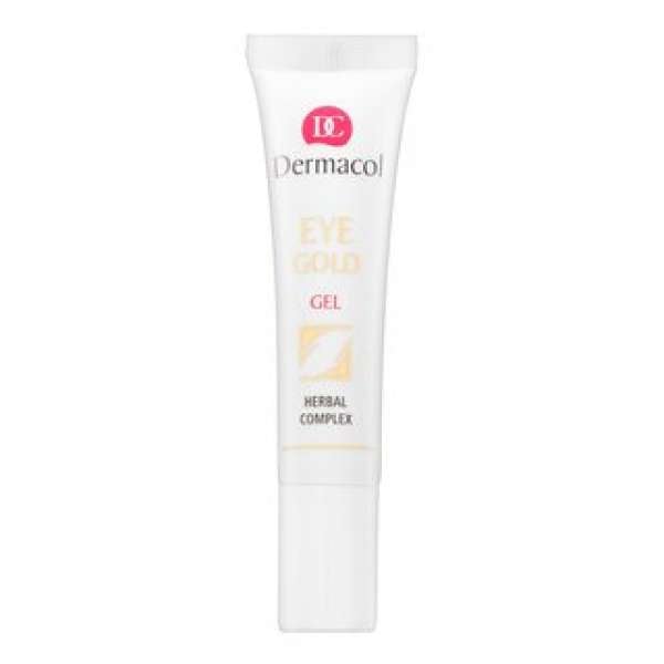 Dermacol Eye Gold Gel frissítő szemgél ráncok, duzzanat és a sötét karikák ellen 15 ml