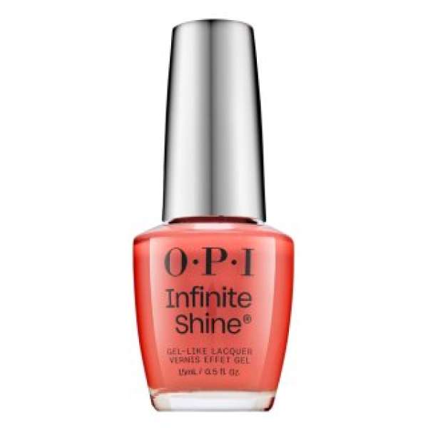 OPI Infinite Shine Gel-Like Lacquer körömlakk géles hatással Megawatt Hot 15 ml
