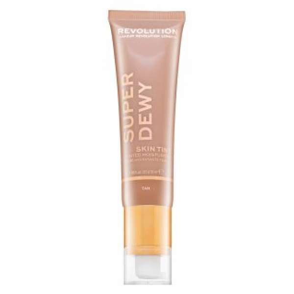 Makeup Revolution Super Dewy Skin Tint Moisturizer - Tan tonizáló és hidratáló emulziók 55 ml