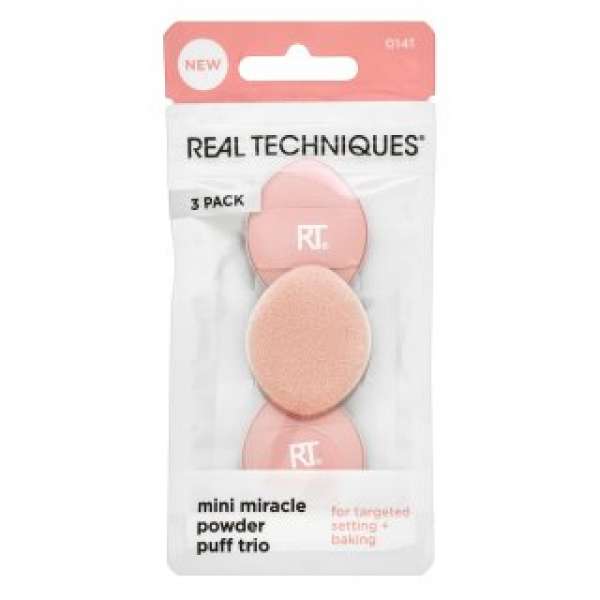 Real Techniques Mini Miracle Powder Puff Trio szivacs púderhez