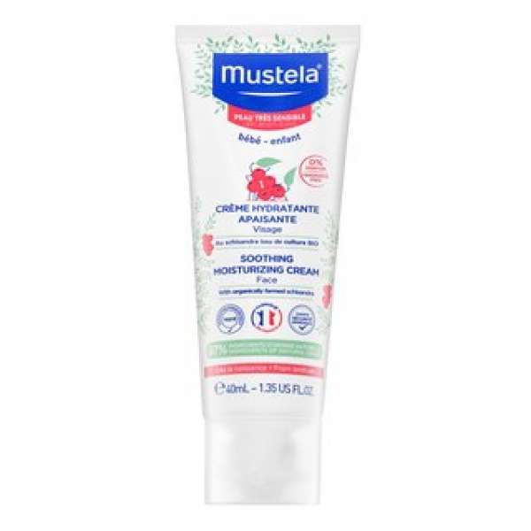 Mustela Bébé Soothing Moisturizing Face Cream nyugtató emulzió gyerekeknek 40 ml