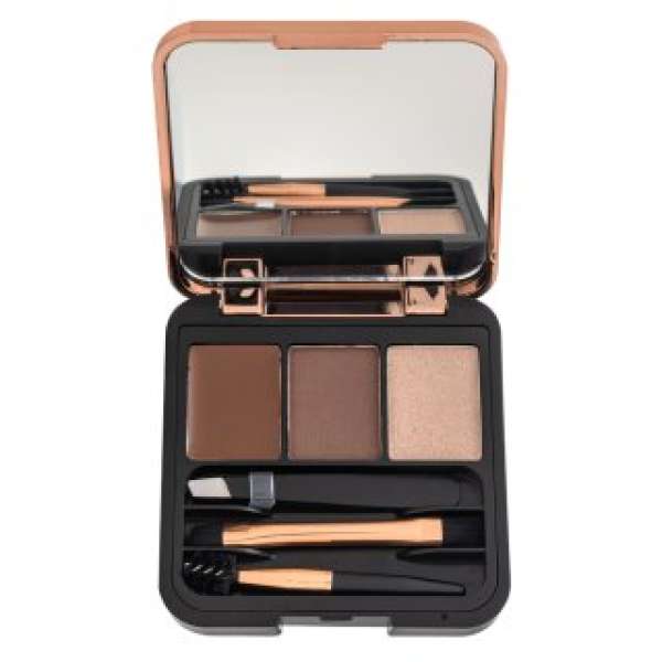Makeup Revolution Brow Sculpt Kit paletta a szemöldök sminkeléséhez Medium