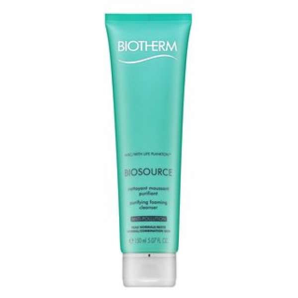 Biotherm Biosource Purifying Foaming Cleanser tisztító gél normál / kombinált arcbőrre 150 ml