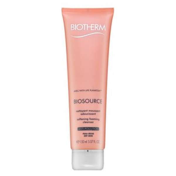 Biotherm Biosource Softening Foaming Cleanser Tápláló tisztító gél száraz arcbőrre 150 ml