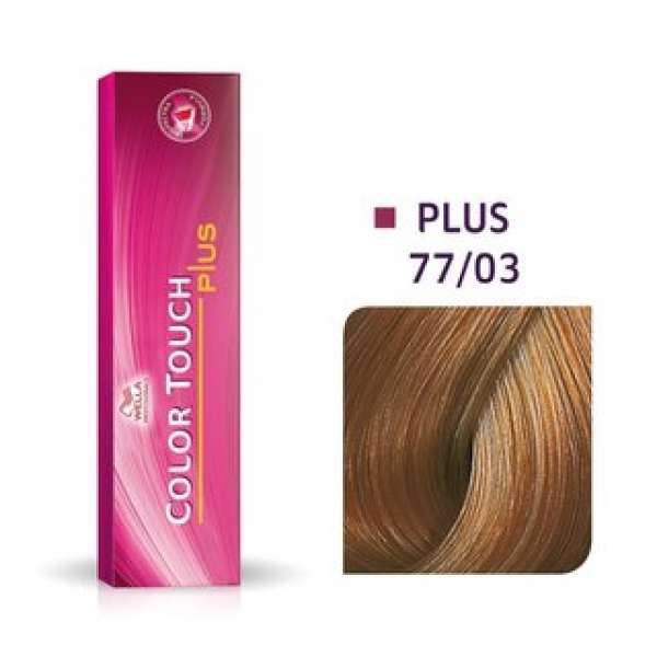 Wella Professionals Color Touch Plus professzionális demi-permanent hajszín 77/03 60 ml