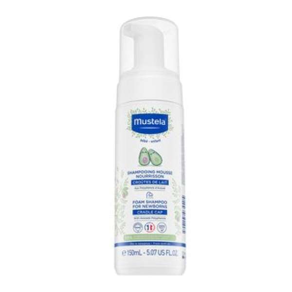 Mustela Foam Shampoo For Newborns tápláló sampon gyerekeknek 150 ml