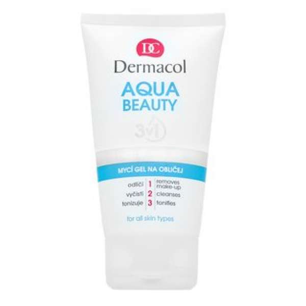 Dermacol Aqua Beauty 3in1 Face Cleansing Gel tisztító gél arcra 150 ml