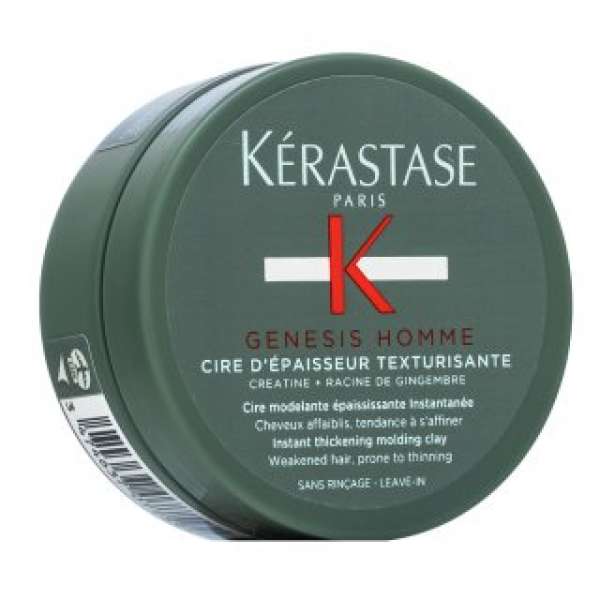 Kérastase Genesis Homme Cire D'Épaisseur Texturisante hajwax közepes fixálásért 75 ml