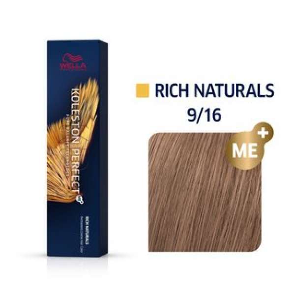 Wella Professionals Koleston Perfect Me+ Rich Naturals professzionális permanens hajszín 9/16 60 ml