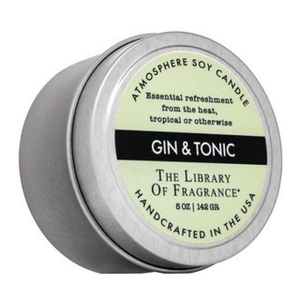 The Library Of Fragrance Gin & Tonic illatos gyertya 142 g