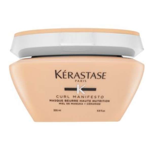 Kérastase Curl Manifesto Masque Beurre Haute Nutrition tápláló maszk hullámos és göndör hajra 200 ml