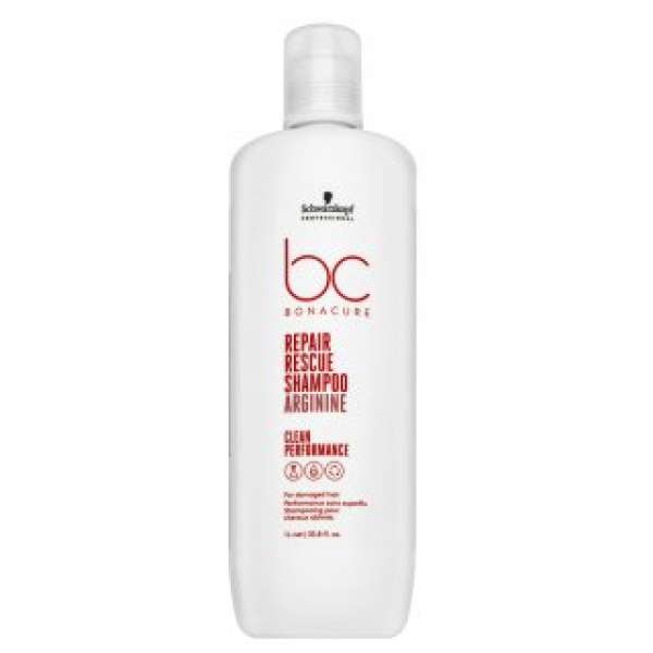 Schwarzkopf Professional BC Bonacure Repair Rescue Shampoo Arginine erősítő sampon sérült hajra 1000 ml