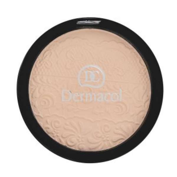 Dermacol Compact Powder púder az egységes és világosabb arcbőrre No.1 3,8 g