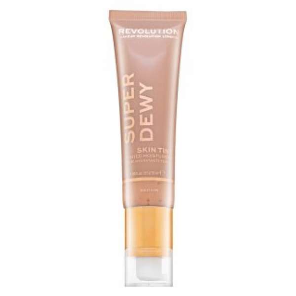 Makeup Revolution Super Dewy Skin Tint Moisturizer - Medium tonizáló és hidratáló emulziók 55 ml