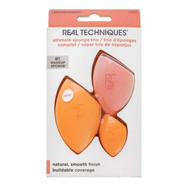 Real Techniques Ultimate Sponge Trio 3 pcs smink szivacs