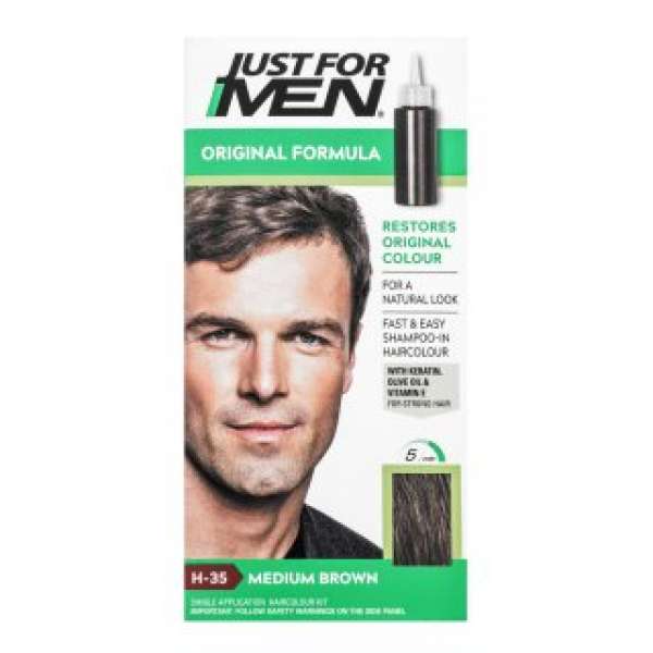 Just For Men Shampoo-in Haircolour színező sampon férfiaknak H35 Medium Brown 66 ml