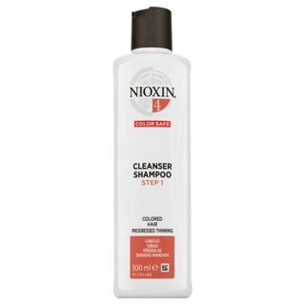 Nioxin System 4 Cleanser Shampoo tisztító sampon ritkuló hajra 300 ml