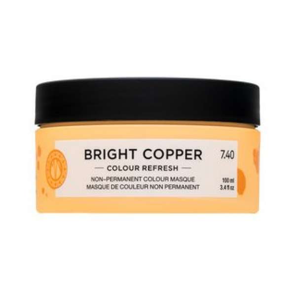 Maria Nila Colour Refresh tápláló maszk színes pigmentekkel réz árnyalatú hajhoz Bright Copper 100 ml