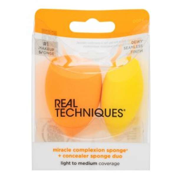 Real Techniques Miracle Complexion Sponge + Concealer Sponge Duo smink szivacs