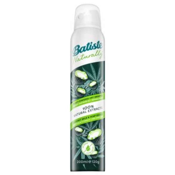 Batiste Naturally Coconut Milk & Hemp Seed Oil száraz sampon volumen növelésre 200 ml