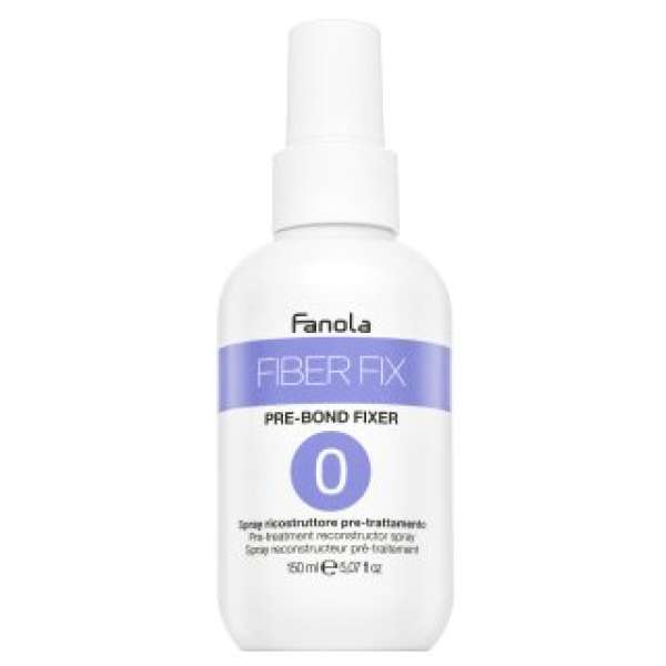 Fanola Fiber Fix Pre-Bond Fixer No.0 erősítő öblítés nélküli spray festett hajra 150 ml