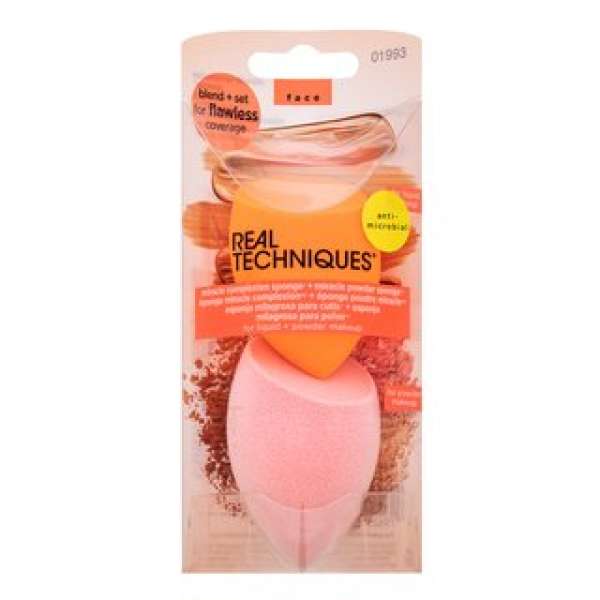 Real Techniques Miracle Complexion Sponge + Miracle Powder Sponge 2pcs smink szivacs