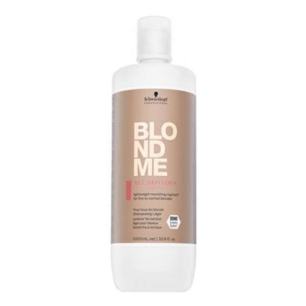 Schwarzkopf Professional BlondMe All Blondes Light Shampoo tápláló sampon szőke hajra 1000 ml