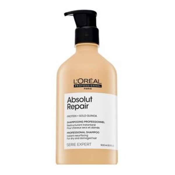 L´Oréal Professionnel Série Expert Absolut Repair Gold Quinoa + Protein Shampoo tápláló sampon nagyon sérült hajra 500 ml