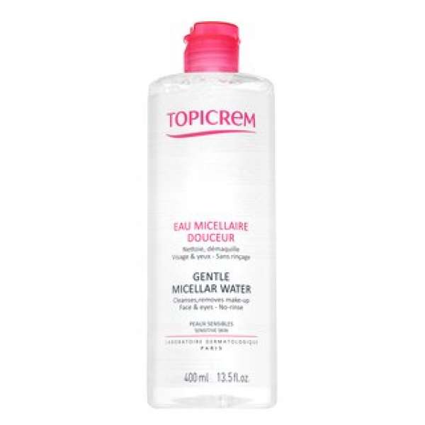 Topicrem Gentle Micellar Water micelláris sminklemosó normál, kombinált és érzékeny arcbőrre 400 ml