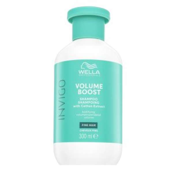 Wella Professionals Invigo Volume Boost Shampoo with Cotton Extract volumennövelő sampon volumen nélküli vékony szálú hajra 300 ml
