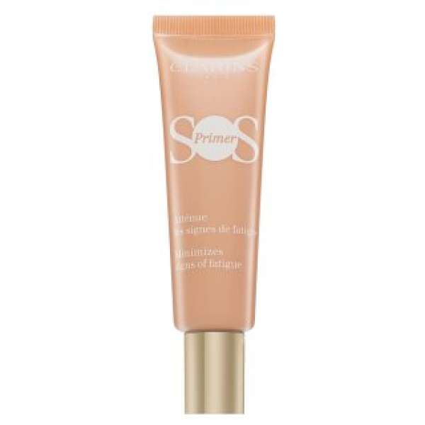 Clarins SOS Primer Minimizes Signs of Fatigue Egységesítő sminkalap Pink 30 ml