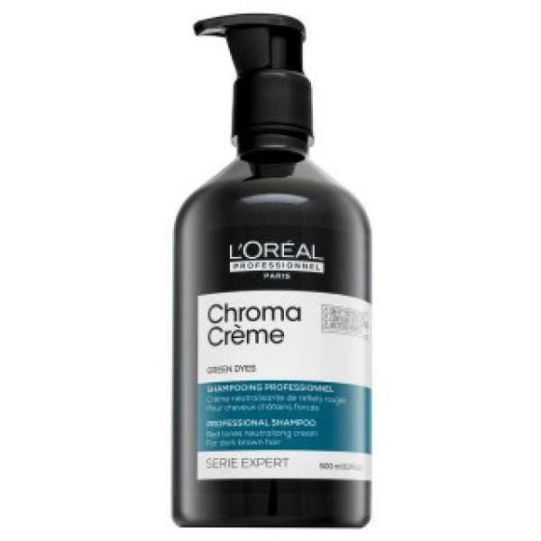 L´Oréal Professionnel Série Expert Chroma Créme Green Dyes Shampoo neutralizáló sampon sötét hajra 500 ml